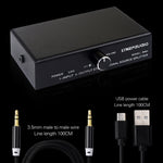 Dispositivo Distribuidor Divisor de Sinal de Frequência de Áudio 1 Entrada 4 Saídas, Saída Não Consumidora, Interface 3,5mm, 1 Entrada 4 Saídas Interface 3,5mm