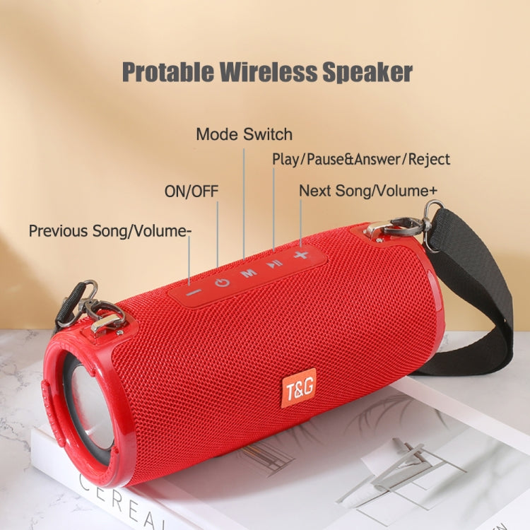 T&G TG324 Altifalante Bluetooth Portátil à Prova de Água de Alta Potência Suporta FM / Cartão TF