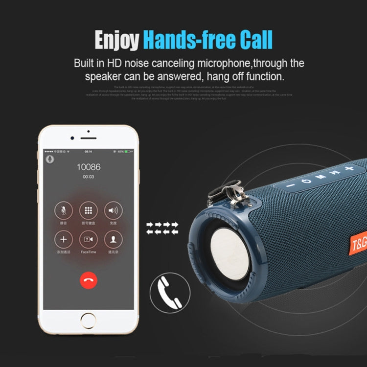 T&G TG324 Altifalante Bluetooth Portátil à Prova de Água de Alta Potência Suporta FM / Cartão TF