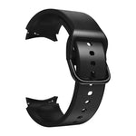 Pulseira de Couro Colada em Silicone 20mm, Para Samsung Galaxy Watch 4 40mm, Samsung Galaxy Watch 4 44mm, Para Samsung Galaxy Watch 4 Classic 42mm, Para Samsung Galaxy Watch 4 Classic 46mm