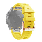 20mm Rose Gold Buckle Silicone Strap, For Garmin Fenix 7S, For Garmin Fenix 6S, For Garmin Fenix 6S Pro, For Garmin Fenix 5S, For Garmin Fenix 5S Plus