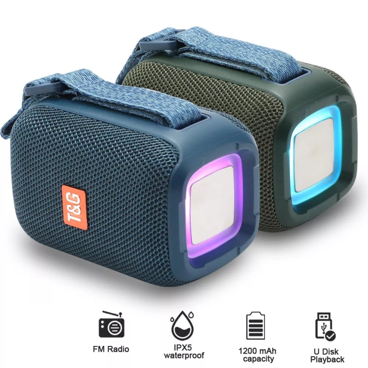 T&G TG339 Altifalante Bluetooth Portátil Impermeável com Luz RGB 5W