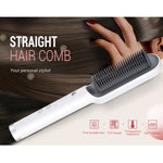 K-SKIN KD380 Alisador de Cabelo Elétrico Escova Modeladora de Cabelo Liso PTC Cerâmica, Ficha UK, Preto, Ficha UK, Branco, Ficha UE, Preto, Ficha UE, Branco