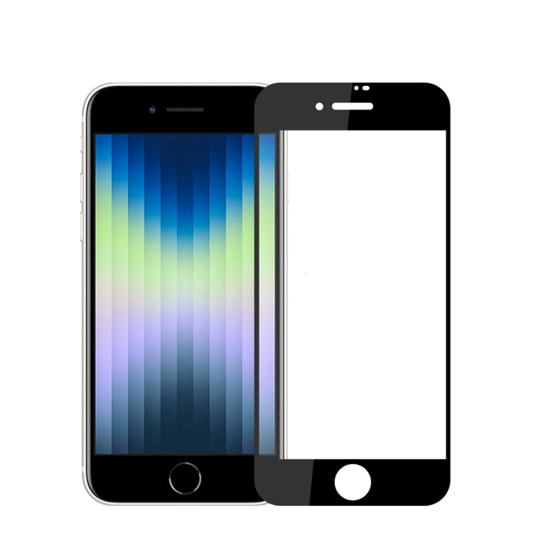 PINWUYO 9H 2.5D Full Screen Tempered Glass Film, For iPhone SE 2022