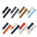 22mm Contrast Pin Buckle Leather Strap, For Huawe Watch GT Runner, For Huawei Watch GT3 46MM, For Huawei Watch3/Watch3 Pro, For Huawei Watch GT2 Pro/Watch GT 2E/Watch GT