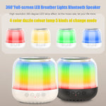 JY12 Altifalante Bluetooth Sem Fios com Luz Respiratória LED RGB Ecrã Completo