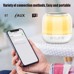 JY12 Altifalante Bluetooth Sem Fios com Luz Respiratória LED RGB Ecrã Completo