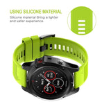 22mm Silicone Watch Strap, For Garmin Descent G1