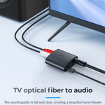 Receptor de Áudio Bluetooth BT-B36 5.1 Conversor Digital para Analógico TV Fibra Coaxial