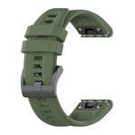 20mm Silicone Solid Color Watch Band, For Garmin Fenix 7S, For Garmin Fenix 7S Solar, For Garmin Fenix 7S Sapphire Solar