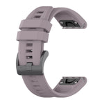 20mm Silicone Solid Color Watch Band, For Garmin Fenix 7S, For Garmin Fenix 7S Solar, For Garmin Fenix 7S Sapphire Solar