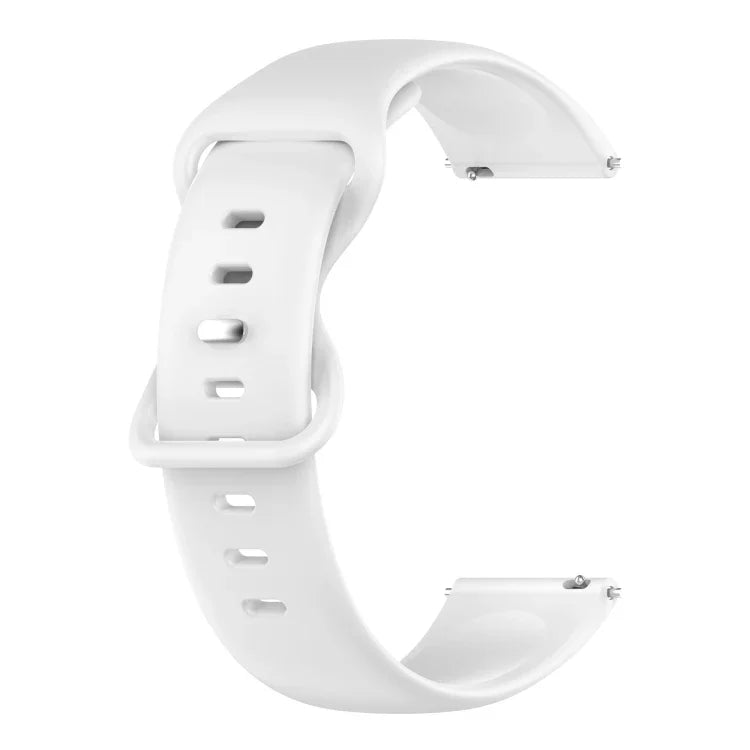 Correia de Silicone Monocromática 20mm, Para Samsung Galaxy Watch Active 40mm, Para Samsung Galaxy Watch 42mm, Para Samsung Galaxy Gear Sport, Para Samsung Gear S2 Classic