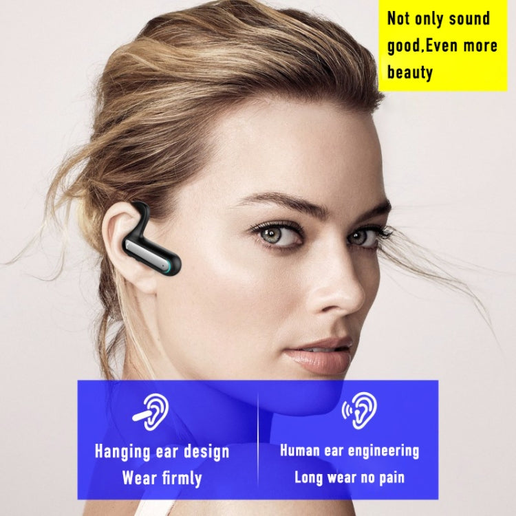 Auriculares Desportivos Sem Fios FW5 BT5.2 TWS de Condução Óssea, Não In-ear, Suporta Assistente de Voz, FW5 Preto