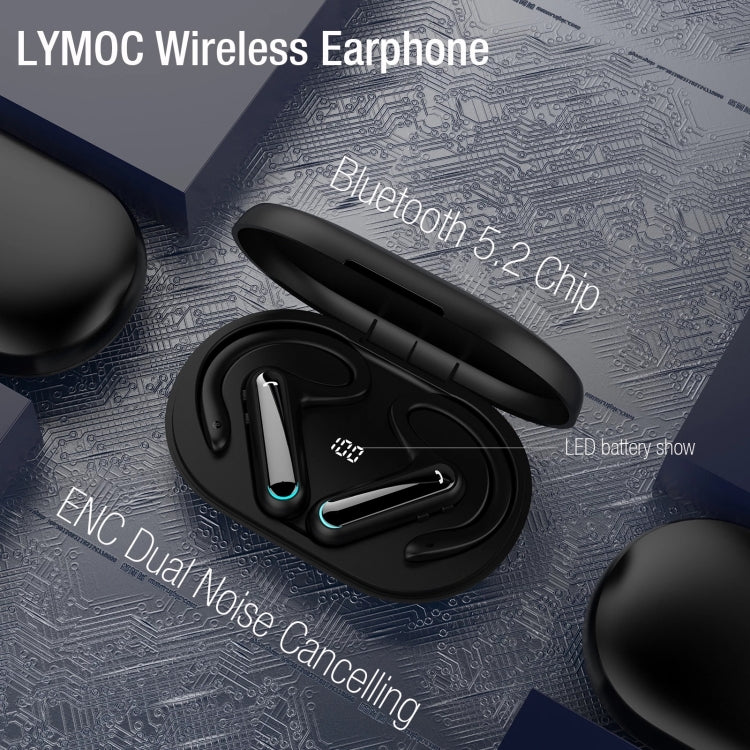 Auriculares Desportivos Sem Fios FW5 BT5.2 TWS de Condução Óssea, Não In-ear, Suporta Assistente de Voz, FW5 Preto