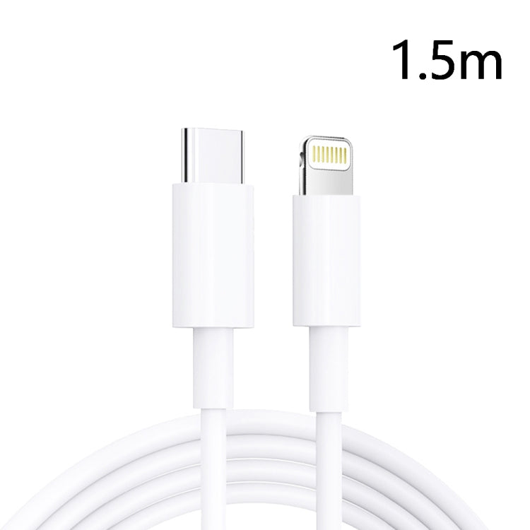 Cabo de Dados de Carregamento Rápido PD30W USB-C / Type-C para 8 Pinos para Série iPhone, 1m, 1,5m, 2m