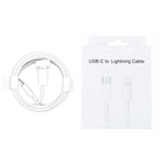 Cabo de Dados de Carregamento Rápido PD30W USB-C / Type-C para 8 Pinos para Série iPhone, 1m, 1,5m, 2m