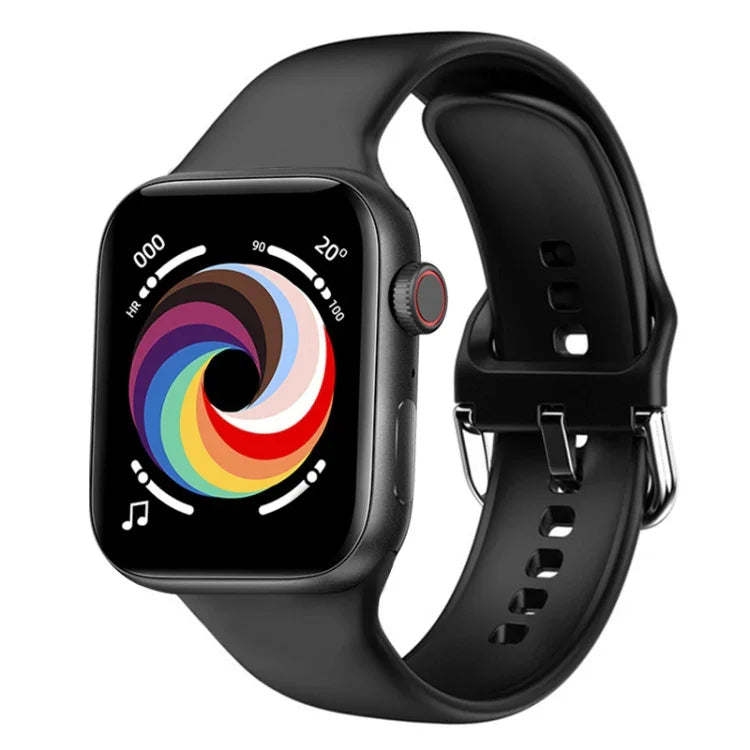 Relógio Inteligente CT7 de 1,7 polegadas com Ecrã a Cores, Suporta Monitorização da Frequência Cardíaca / Pressão Arterial