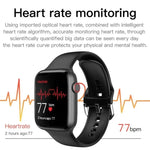 Relógio Inteligente T500 Plus de 1,54 polegadas com Ecrã a Cores, Suporta Monitorização da Frequência Cardíaca / Pressão Arterial