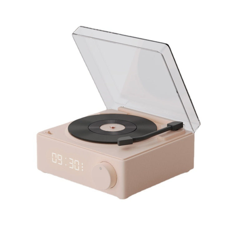 Duosi X11 Altifalante Bluetooth Retro Atómico Vinil Relógio Despertador Criativo de Secretária
