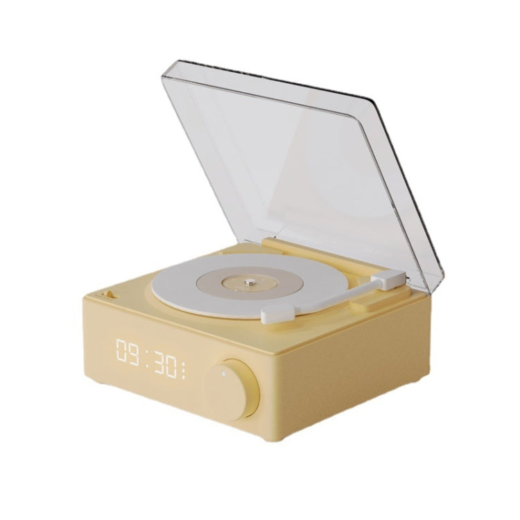 Duosi X11 Altifalante Bluetooth Retro Atómico Vinil Relógio Despertador Criativo de Secretária
