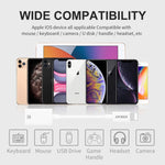 ENKAY ENK-AT108 Adaptador OTG 8 Pinos para USB 3.0 Cabo de Dados para iPhone / iPad