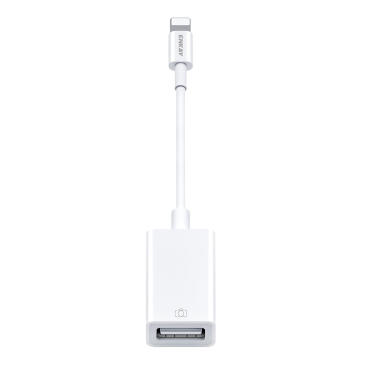 ENKAY ENK-AT108 Adaptador OTG 8 Pinos para USB 3.0 Cabo de Dados para iPhone / iPad