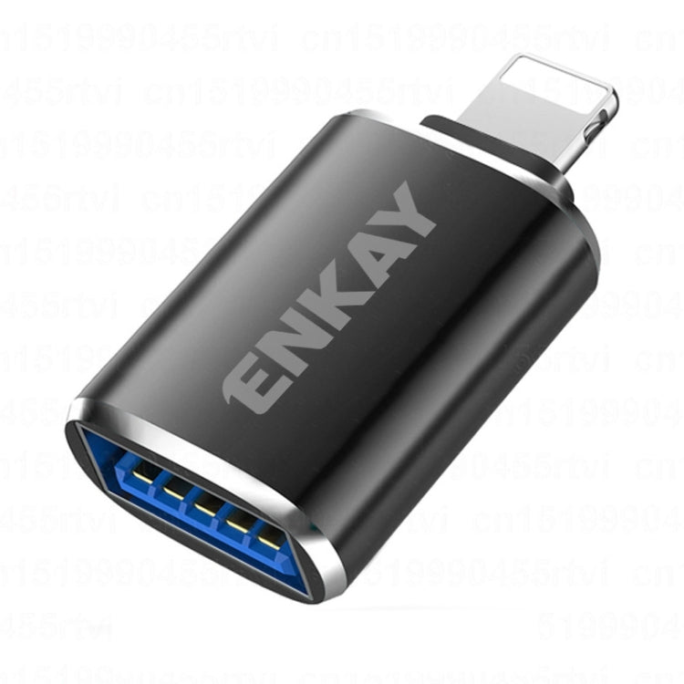 ENKAY ENK-AT110 Adaptador OTG de Alumínio 8 Pinos Macho para USB 3.0 Fêmea, ENK-AT110