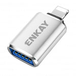 ENKAY ENK-AT110 Adaptador OTG de Alumínio 8 Pinos Macho para USB 3.0 Fêmea, ENK-AT110