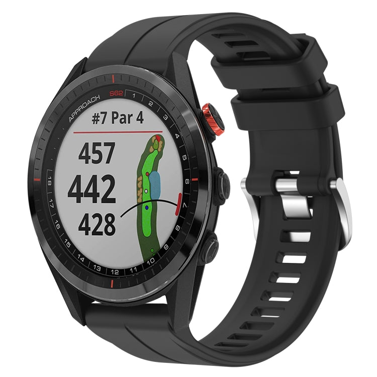 22mm Silicone Sports Watch Band, For Garmin Approach S62