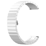 20mm One Bead Butterfly Buckle Metal Steel Watch Band, For Huawei Watch GT 3 Pro 43mm