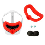 JD-391215 Máscara de Olhos de Silicone + Conjunto de Tampa de Lente Adequado para Oculus Quest2 Geração