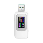 Testador USB DC 10 em 1 KWS-MX18 corrente 4-30V voltímetro temporizador amperímetro medidor digital