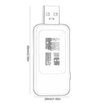 Testador USB DC 10 em 1 KWS-MX18 corrente 4-30V voltímetro temporizador amperímetro medidor digital