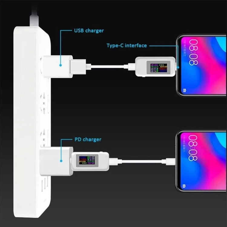 Testador USB DC 10 em 1 KWS-MX18 corrente 4-30V voltímetro temporizador amperímetro medidor digital