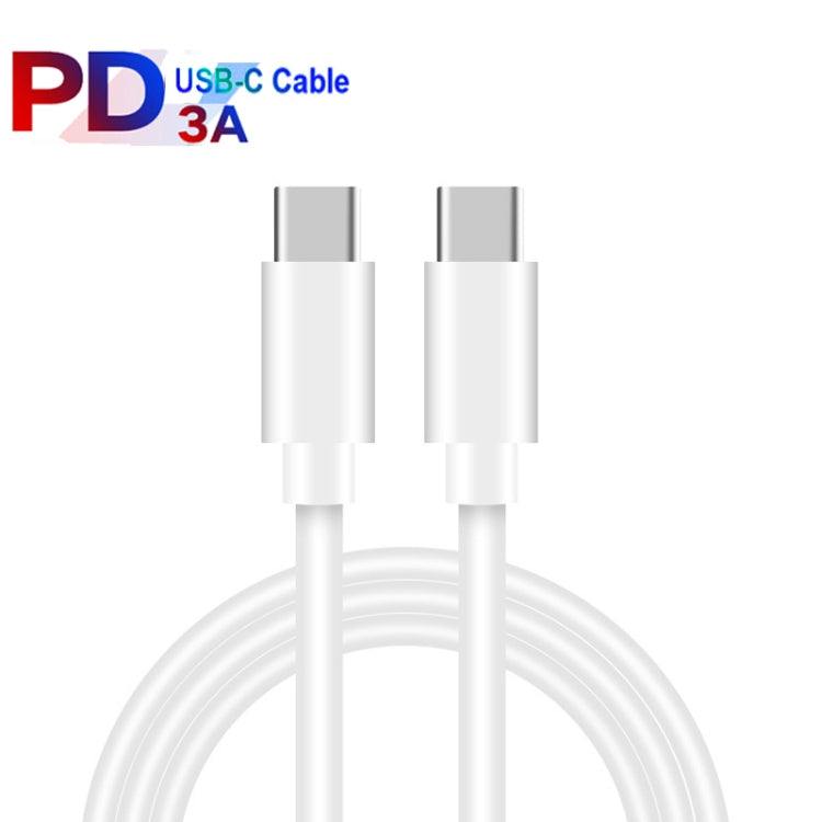Carregador PD 35W com Duas Portas USB-C / Type-C e Cabo de Dados Type-C para Type-C, Ficha UE, Ficha UE + Cabo Duplo Type-C 1m, Ficha UE + Cabo Duplo Type-C 2m
