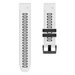 22mm Silicone Sports Two-Color Watch Band, For Garmin Fenix 5 Plus
