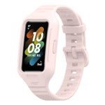 Solid Color Silicone Integrated Watch Band, For Huawei Band 8 / 7, For Honor Band 6