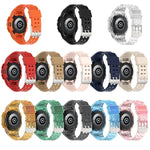 Silicone Integrated Watch Band, For Samsung Galaxy Watch 40MM, For Samsung Galaxy Watch 44MM