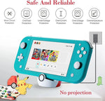 Base de Carregamento Mini Portátil para Consola de Jogos Nintendo Switch e Switch Lite NS, Base de Carregamento