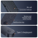 T06 Receptor e Transmissor de Áudio Bluetooth 5.1 2 em 1 para Carro 3.5mm