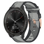 20mm Nylon Woven Watch Band, For Garmin Venu SQ, For Garmin Vivomove 3, For Garminmove 3, For Garmin VivoMove Luxe, For Garminmove Luxe, For Garmin VivoMove Style