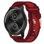 20mm Nylon Woven Watch Band, For Garmin Venu SQ, For Garmin Vivomove 3, For Garminmove 3, For Garmin VivoMove Luxe, For Garminmove Luxe, For Garmin VivoMove Style