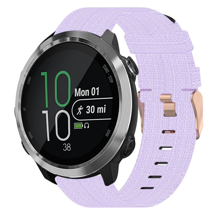 20mm Nylon Woven Watch Band, For Garmin Forerunner 245 Music, For Garmin Forerunner 645, For Garmin Forerunner 645 Music