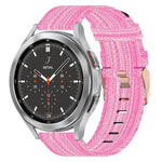 20mm Nylon Woven Watch Band, For Samsung Galaxy Watch 4 40mm, For Samsung Galaxy Watch 4 44mm, For Samsung  Galaxy Watch 4 Classic 42mm, For Samsung  Galaxy Watch 4 Classic 46mm, For Samsung Galaxy Watch 3 41mm, For Samsung Galaxy Watch Active 2 40mm