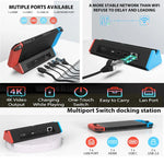 Porta LAN 1000Mbs Adaptador HDMI 4K para Nintendo Switch/Switch OLED (Modelo LAN), Modelo LAN