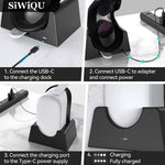 Suporte de Carregamento VR para Oculus Quest 2 Acessórios VR Suporte de Armazenamento do Host, Suporte de Carregamento VR