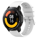 Pulseira de Silicone com Cabeça Saliente e Fivela Prateada, Para Samsung Galaxy Watch3 45mm 22mm, Para Samsung Galaxy Gear S3 Classic 22mm, Para Samsung Galaxy Gear S3 Frontier 22mm, Para Samsung Galaxy Watch Heart-S 20mm
