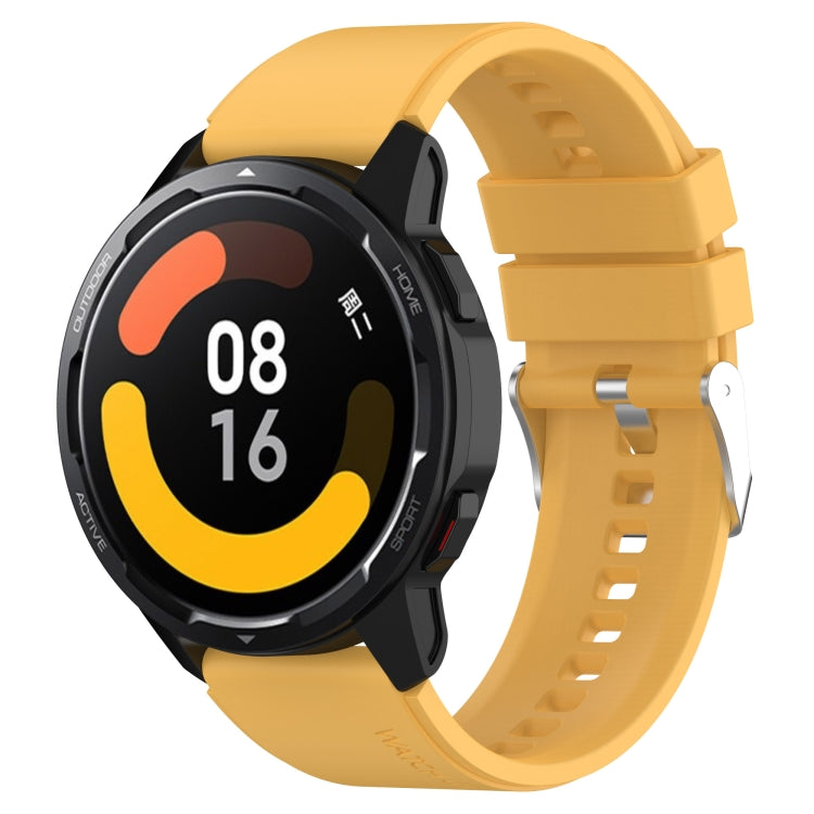 Pulseira de Silicone com Cabeça Saliente e Fivela Prateada, Para Samsung Galaxy Watch3 45mm 22mm, Para Samsung Galaxy Gear S3 Classic 22mm, Para Samsung Galaxy Gear S3 Frontier 22mm, Para Samsung Galaxy Watch Heart-S 20mm