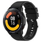 Correia de Silicone com Fivela Prateada Saliente, Para Samsung Galaxy Watch 46mm 22mm
