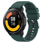 Correia de Silicone com Fivela Prateada Saliente, Para Samsung Galaxy Watch 46mm 22mm